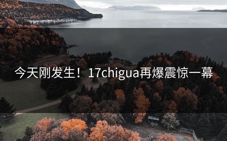 今天刚发生！17chigua再爆震惊一幕